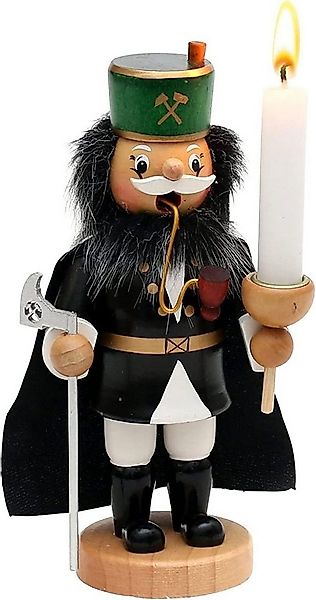 Dekoteam24 Räuchermännchen Räucherfigur - Bergmann mit Umhang u. Lichthalte günstig online kaufen