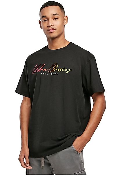Urban Classics Herren T-Shirt SCRIPT LOGO - Relaxed Fit günstig online kaufen