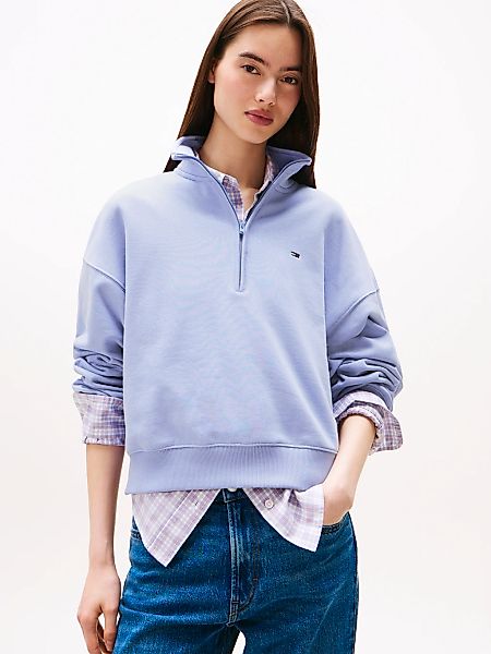 Tommy Jeans Sweatshirt "TJW BXY S-FLAG 1/4 ZIP" günstig online kaufen