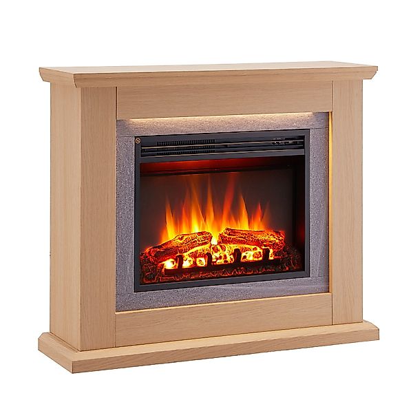 Balderia Elektrokamin BALDERIA Charon (helle Eiche), günstig online kaufen