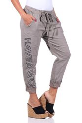Mississhop Jogginghose Damen Hose Freizeithose Stoffhose günstig online kaufen