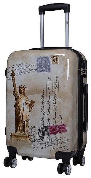 Warenhandel König Hartschalen-Trolley New York, 4 Rollen, mit Motiv, Dehnfa günstig online kaufen