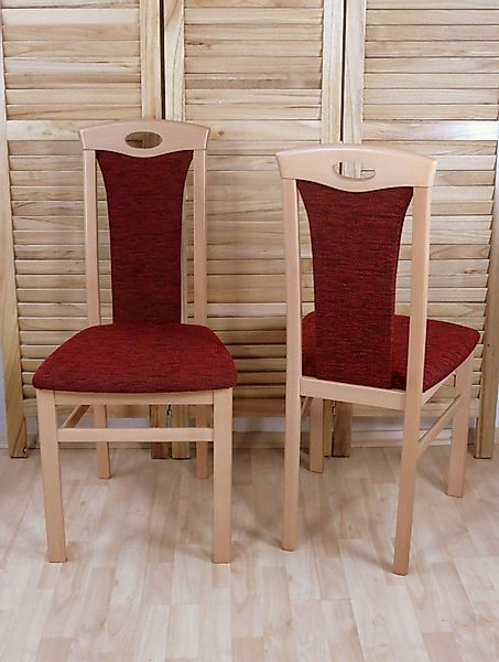 Home affaire 4-Fußstuhl "Kasia" (Set) 2 Stk. Struktur günstig online kaufen
