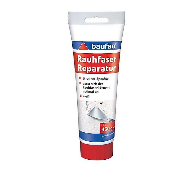 baufan® Spachtelmasse Rauhfaser Reparatur 330g Raufaserspachtel Struktur-Sp günstig online kaufen