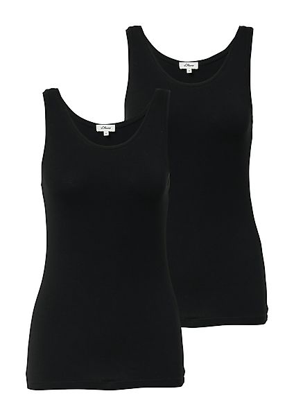 s.Oliver Tanktop (2-tlg) 2-er Pack, Sommertop, günstig online kaufen