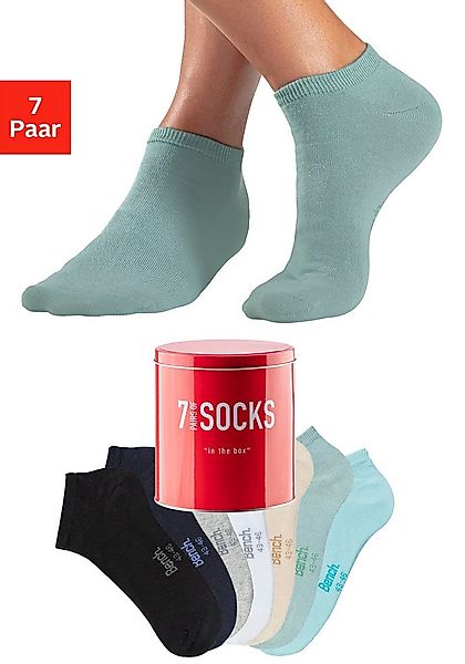 Bench. Sneakersocken (Dose, 7-Paar) verpackt in der Dose günstig online kaufen
