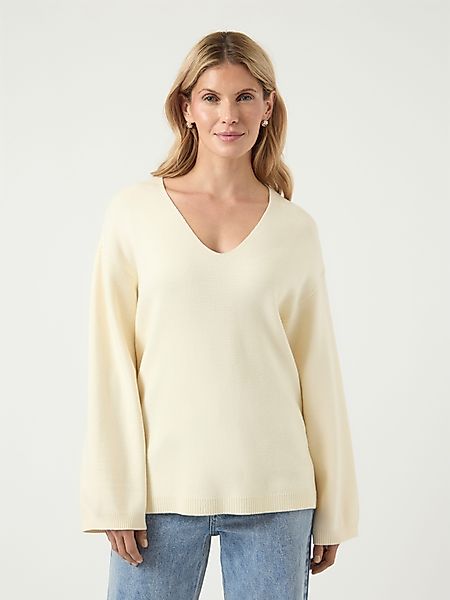 Y.A.S Strickpullover YASELMA LS V-NECK KNIT günstig online kaufen