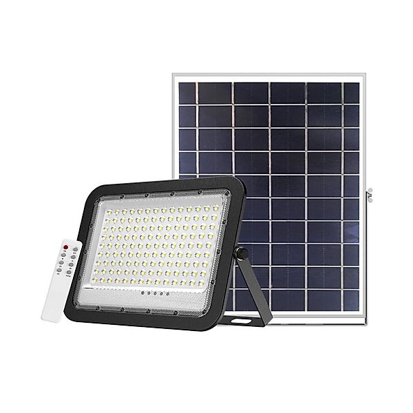 ENOVALITE Solarstrahler PRO 100W 1400lm 6500K Kaltweiß IP65 Außenstrahler S günstig online kaufen