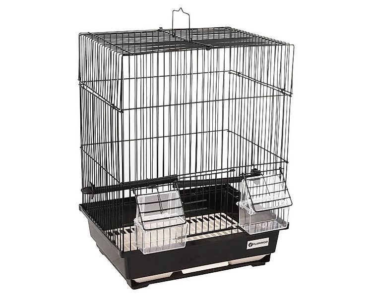 Flamingo Vogelkäfig Vogelkäfig Dolak 1 schwarz günstig online kaufen