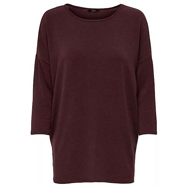 Only Glamour 3/4 Ärmel T-shirt XS Madder Brown günstig online kaufen