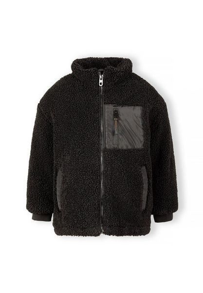 MINOTI Fleecejacke Gefutterte Borg-Jacke mit Brusttasche günstig online kaufen