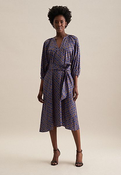 seidensticker Sommerkleid "Schwarze Rose" 3/4 Rundhals Druck günstig online kaufen