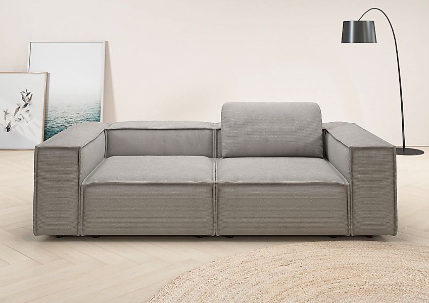 Home affaire 2-Sitzer "Watertown, modernes Sofa 246 cm breit, auch in Feinc günstig online kaufen