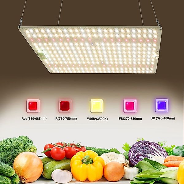MUPOO Pflanzenlampe LED-Wachstumslicht Vollspektrum Grow Lampe günstig online kaufen