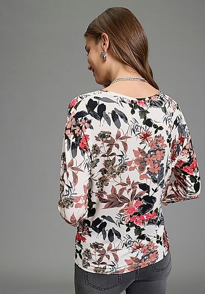 Laura Scott 3/4-Arm-Shirt lässige Passform und elegante Printvarianten günstig online kaufen