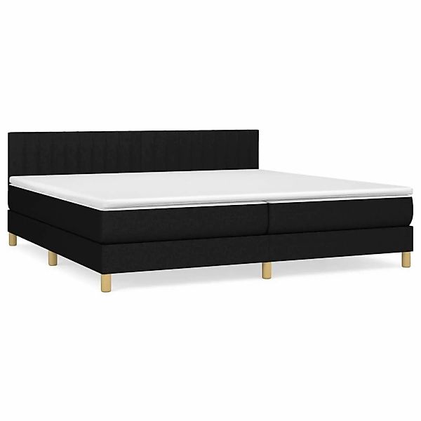 vidaXL Boxspringbett mit Matratze Hellgrau 200x200 cm Stoff1373292 günstig online kaufen