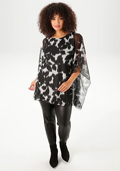 Aniston PLUS Blusenshirt sanft fallende Meshqualität günstig online kaufen