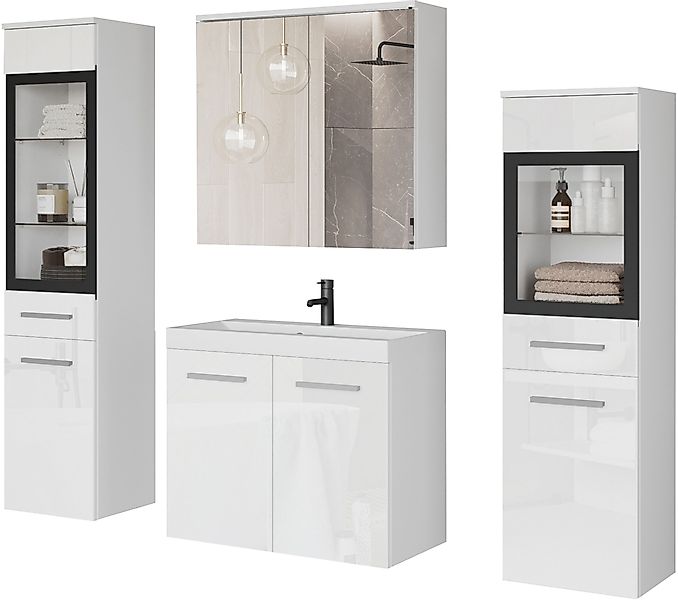 welltime Badmöbel-Set MADRIT II, Schrank mit günstig online kaufen