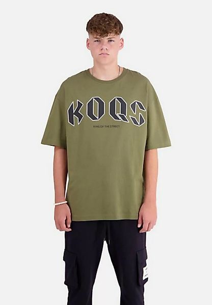 KOQS T-Shirt King of the street Front print günstig online kaufen