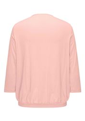 GOLDNER Kurzarmbluse Kurzgröße: Chiffon-Shirt mit 3/4-Arm, günstig online kaufen