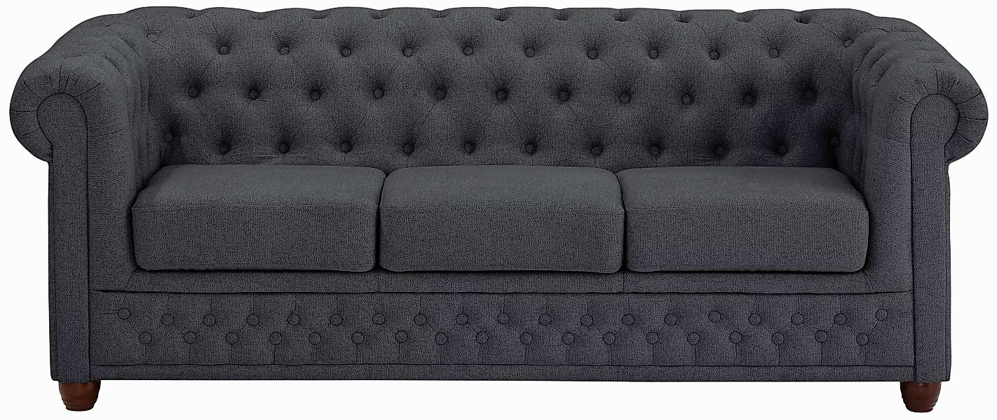 Home affaire Chesterfield-Sofa "New Castle", mit hochwertiger Knopfheftung günstig online kaufen