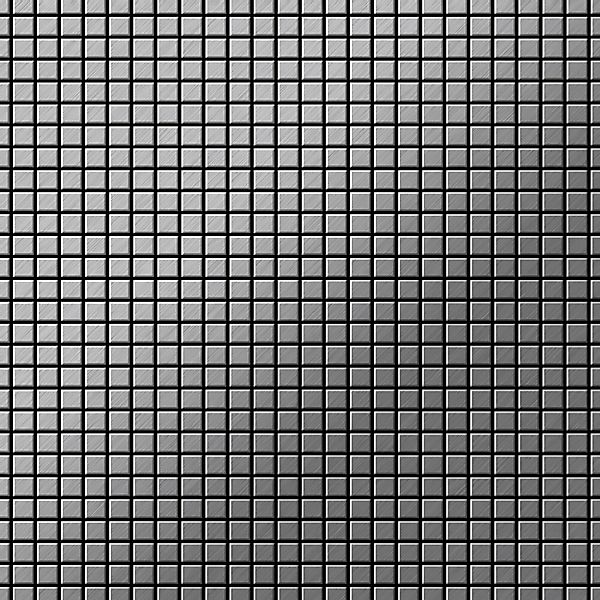 ALLOY Mosaik Fliese Massiv Metall Edelstahl Marine Gebürstet gau 1,6mm Glom günstig online kaufen