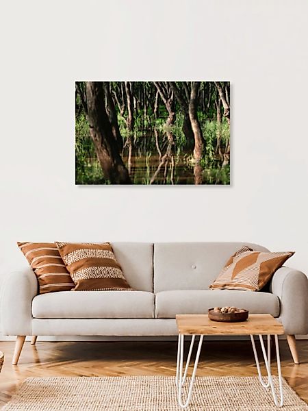 Poster / Leinwandbild - Swampy Reflections günstig online kaufen