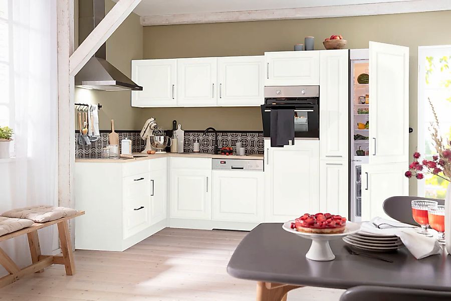 KOCHSTATION "KS-Stockholm" Stellbreite 320/170 cm, mit hochwertigen MDF Fro günstig online kaufen