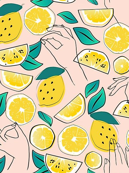 Poster / Leinwandbild - In Lemons We Trust günstig online kaufen