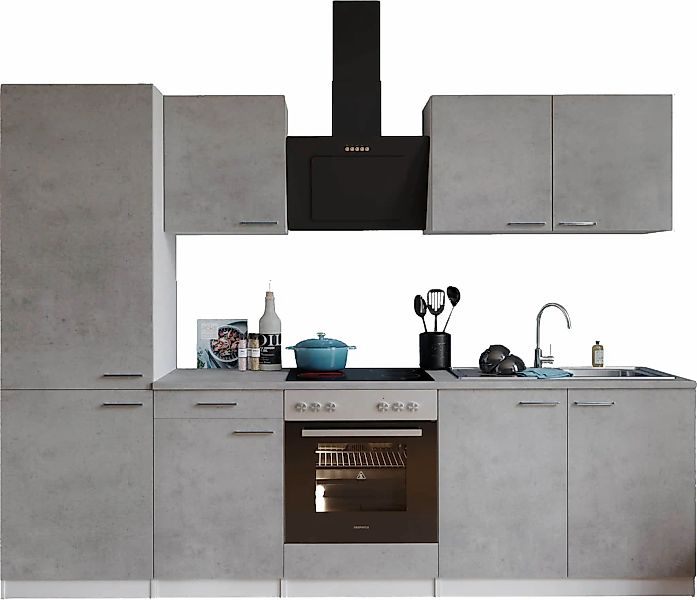 MESANA Küchenzeile "Malia", Breite 270 cm, 85 cm Arbeitshöhe, in exklusiver günstig online kaufen