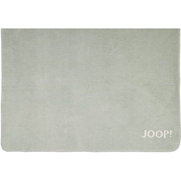 JOOP! Wohndecke Melange-Doubleface - Größe: 150x200 cm - Farbe: Jade-Natur günstig online kaufen