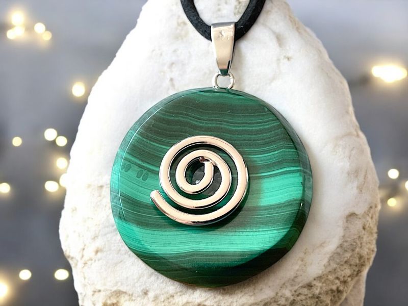 Steinfixx® Lange Kette echter Edelsteindonut 30 günstig online kaufen