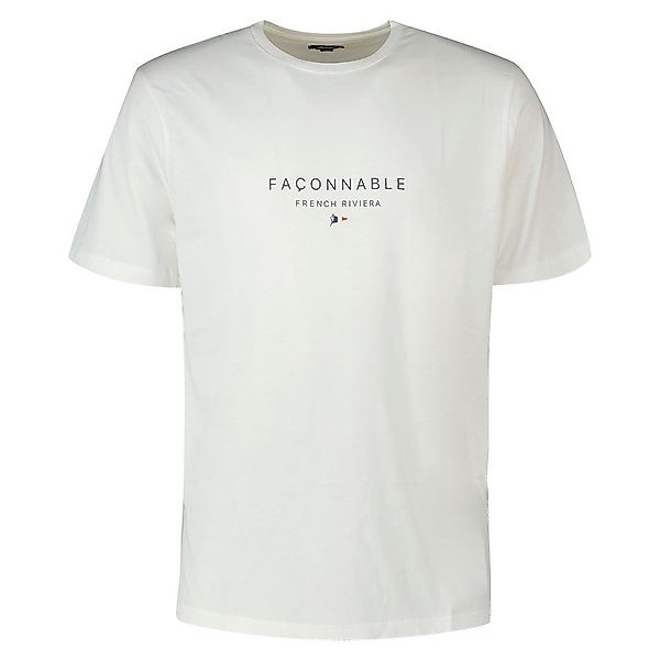 FaÇonnable Ancolie Kurzärmeliges T-shirt 3XL White günstig online kaufen