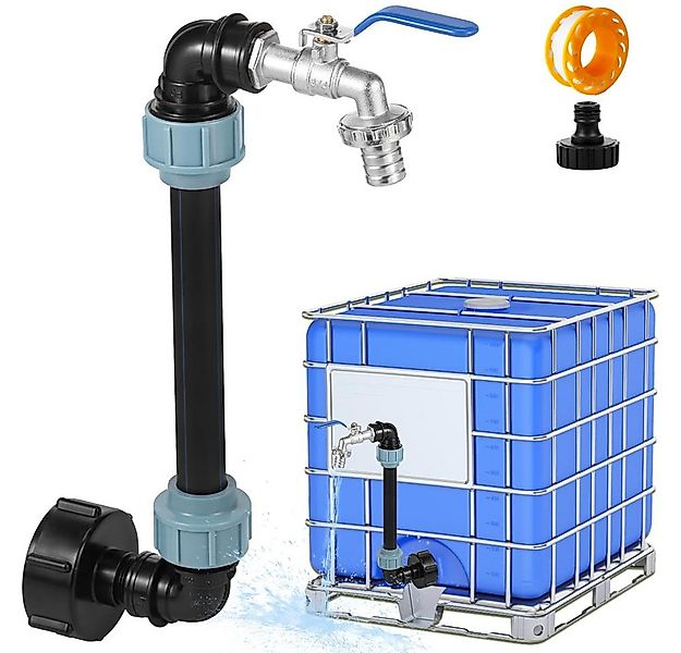 JOYOLEDER Regenwassertank IBC Auslaufhahn Messing IBC Tank Zubehör, Schwane günstig online kaufen