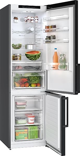 BOSCH Kühl-/Gefrierkombination Serie 4 "KGN39VXAU" 203 cm hoch 60 cm breit günstig online kaufen