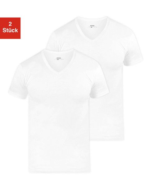 SNOCKS Unterziehshirt T Shirt mit V-Ausschnitt günstig online kaufen