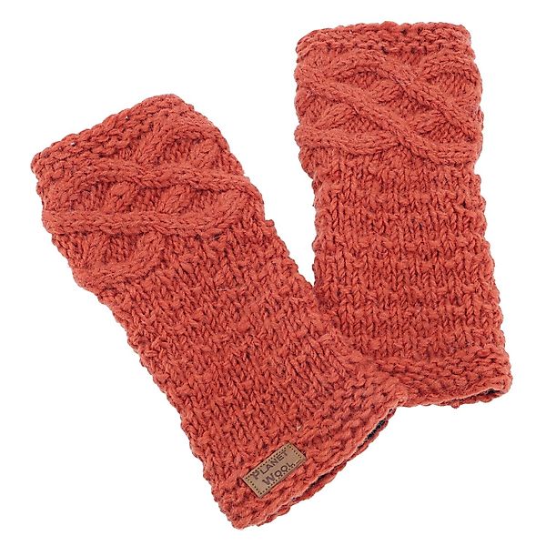 Guru-Shop Strickhandschuhe Handgestrickte Pulswärmer, Handstulpen,.. günstig online kaufen