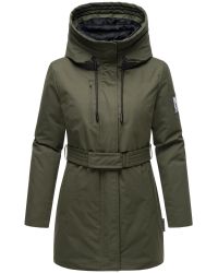 Navahoo Winterjacke "Eishauch 14" mit Kapuze Damen Winterparka mit Tailleng günstig online kaufen