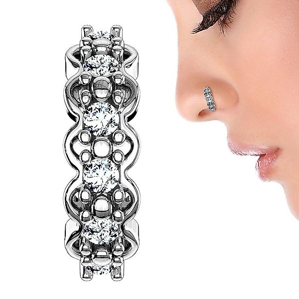 Taffstyle Nasenpiercing Piercing Ring Creole Filigran günstig online kaufen