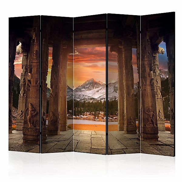 5-teiliges Paravent - Trail Of Rocky Temples Ii [room Dividers] günstig online kaufen