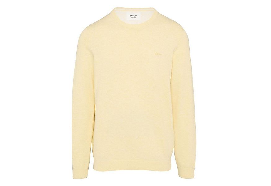 s.Oliver Rundhalspullover Pullover (1-tlg) Rundhals-Ausschnitt, langarm, Lo günstig online kaufen