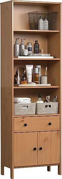 welltime Hochschrank "Kall" 1 Stk. tlg. Badezimmerschrank aus Kiefer-Massiv günstig online kaufen