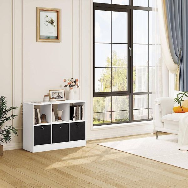 Woltu Bücherregal, mit 3 Schubladen aus günstig online kaufen