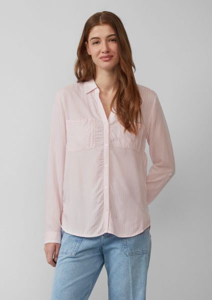 s.Oliver Langarmbluse Bluse Streifenbluse mit aufgesetzten günstig online kaufen
