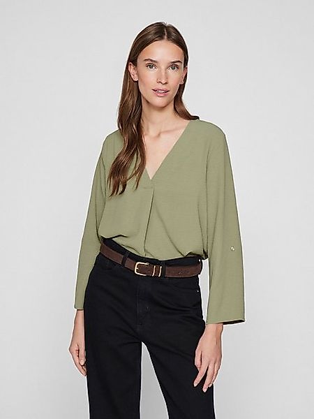 Vila Blusenshirt Crepe Struktur Design V-Ausschnitt 3/4 Arm VIJOSA 3/4 V-NE günstig online kaufen