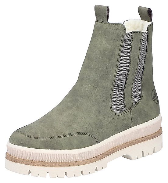 Rieker Chelseaboots Plateauboots, Winterboots mit Anziehlaschen, Warmfutter günstig online kaufen