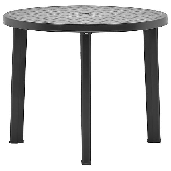 Gartentisch Anthrazit 89 Cm Kunststoff günstig online kaufen
