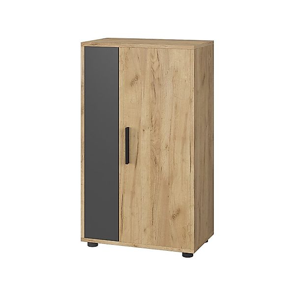 Vicco Highboard Berno, Goldkraft Eiche/Anthrazit, 50.1 günstig online kaufen