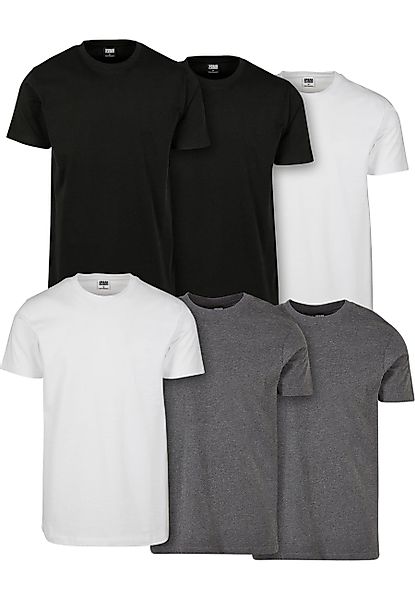 URBAN CLASSICS T-Shirt "Urban Classics Herren Basic Tee 6-Pack", (1 tlg.) günstig online kaufen