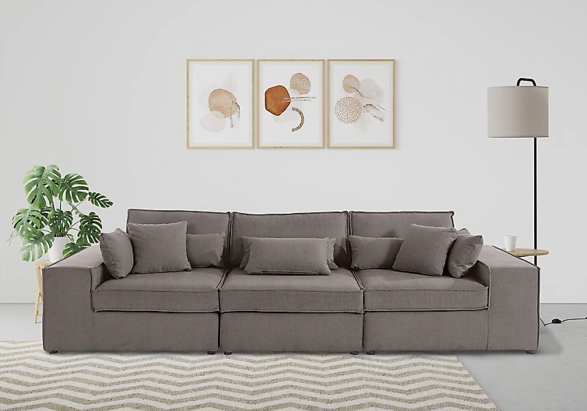 OTTO home 3-Sitzer "Florid" 3 Teile, bestehend aus Modulen, viele Bezugsqua günstig online kaufen